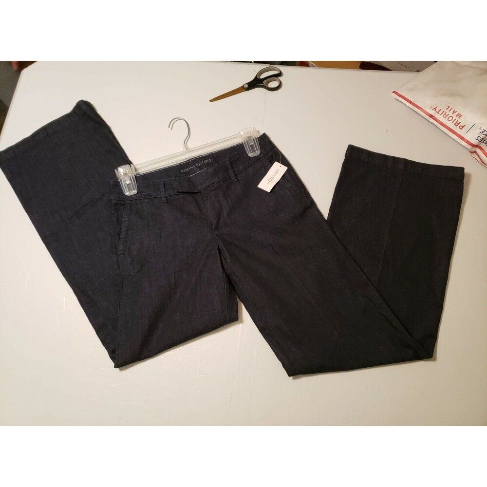 Banana Republic wide leg pants slacks workpants Pant Brown  NWT  Size 27R